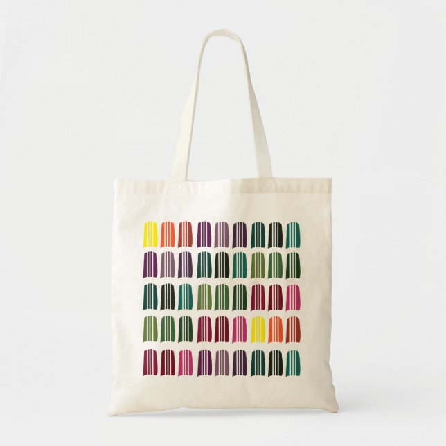 Bolsa Tote Crochet Colorful Knitting Yarn Pattern Crochet (Frente)