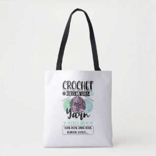 Bolsa Tote Crocheting - Crochet Preenche Meus Dias