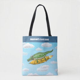 Bolsa Tote Crocodilo Foguete
