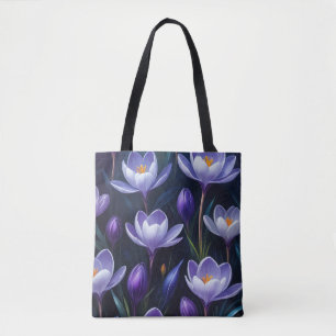 Bolsa Tote Crócus Roxo