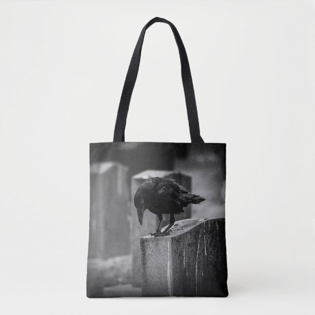 Bolsa Tote Crow do Cemitério de Queda (Frente)