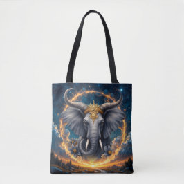 Bolsa Tote Crowned Guardian of the Celestial Gate the elefant