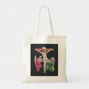 Bolsa Tote Crucificação Medieval de Jesus Cristo