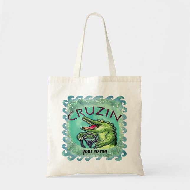 Bolsa tote Cruisin Alligator    (Frente)
