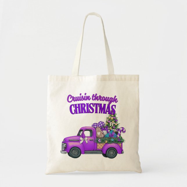 Bolsa Tote cruisin through christmas (Frente)