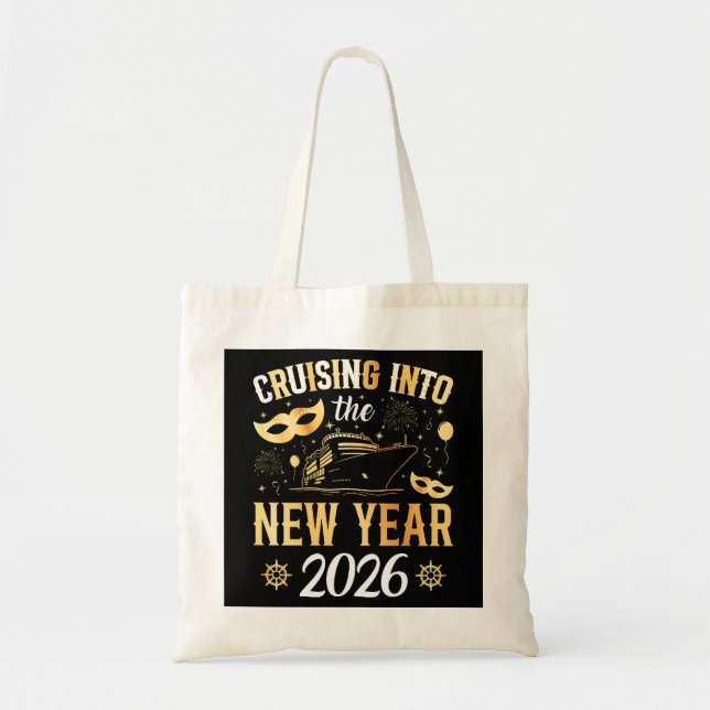 Bolsa Tote Cruising into the New Year 2026 (Frente)