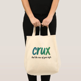 Bolsa Tote Crux - Typografia Pincel Minimalista Eco Tote Bag