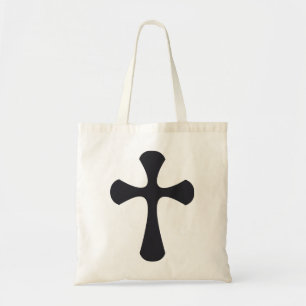 Bolsa Tote Cruz azul cristã