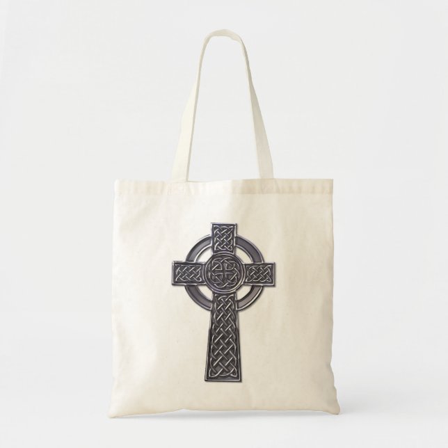 Bolsa Tote Cruz Celta - Prata (Frente)