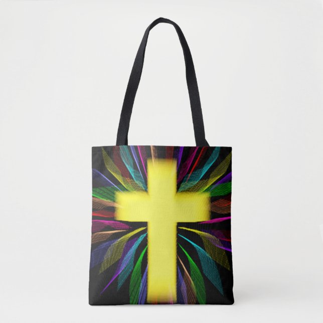 Bolsa Tote Cruz de arte moderna (Frente)