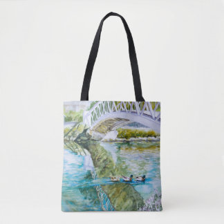 Bolsa Tote Cruzamento do canal