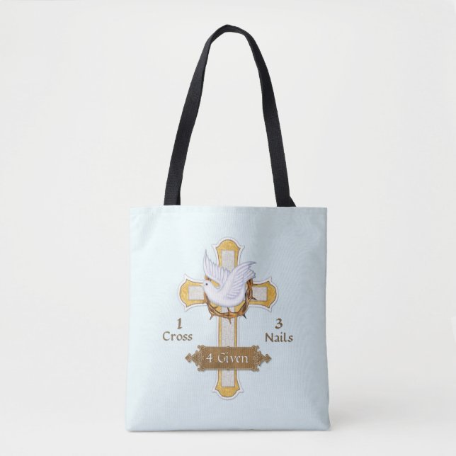 Bolsa Tote Cruzar Dove 4 Dada Religião (Frente)