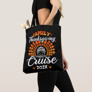 Bolsa Tote Cruzeiro de Ação de Graças em Família Ano Personal