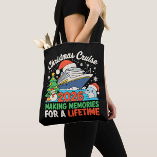 Bolsa Tote Cruzeiro de Natal 2026 Criando Memórias Para a Vid
