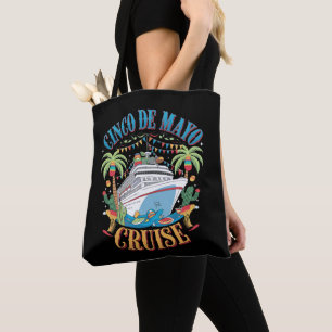 Bolsa Tote Cruzeiro do Cinco De Mayo México Navio Mexicano Fe
