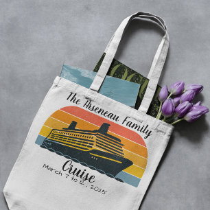 Bolsa Tote Cruzeiro Navio Orange Amarelo Personalizar