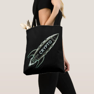 Bolsa Tote Crypto Rocket