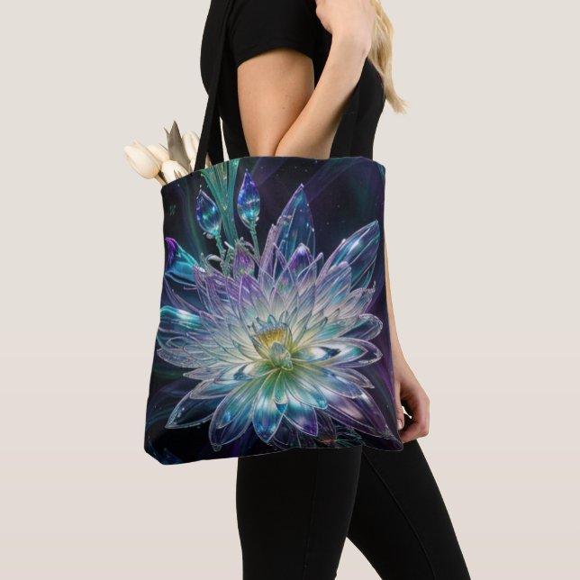 Bolsa Tote Crystal Lotus: (Close Up)