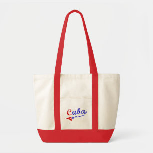 Bolsa Tote Cuba Cloth Bag com Bandeira Cubana
