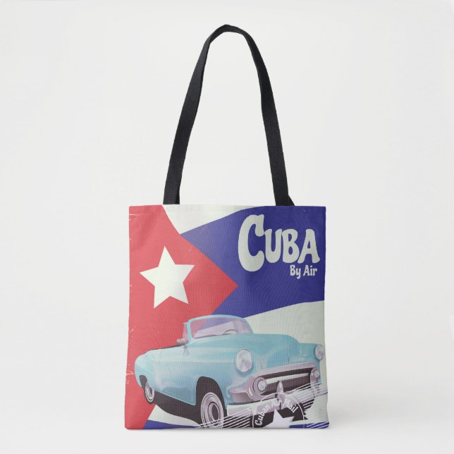 Bolsa Tote Cuba de avião (Frente)