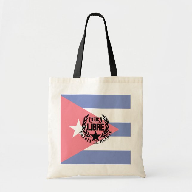 Bolsa Tote Cuba Libre Motto Laurels (Frente)