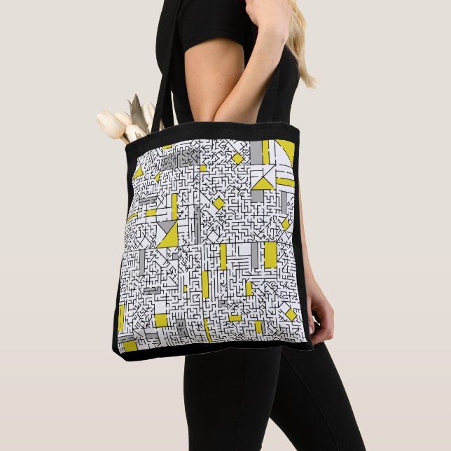 Bolsa Tote Cubismo Maze (Close Up)
