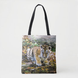Bolsa Tote Cubo Adorável de Tigre para Bebês