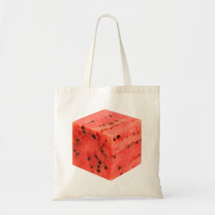 Bolsa Tote Cubo original de Comida de Melancia Vermelha doce
