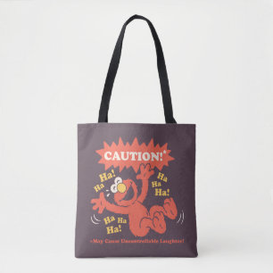 Bolsa Tote Cuidado Elmo Rindo à Frente
