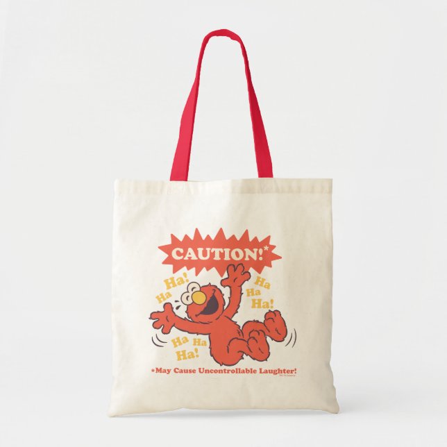 Bolsa Tote Cuidado Elmo Rindo à Frente (Frente)