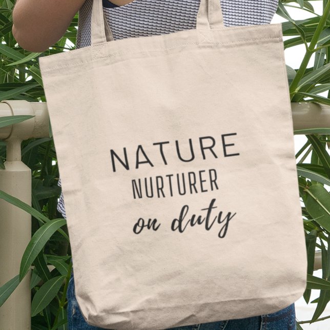 Bolsa Tote Cuidador da Natureza em Serviço Sustentável Ecológ (Shop now and showcase your love for nature in every step you take!)