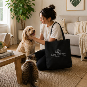 Bolsa Tote Cuidador de Animais - Eu Babá Quando Há Pelo Envol