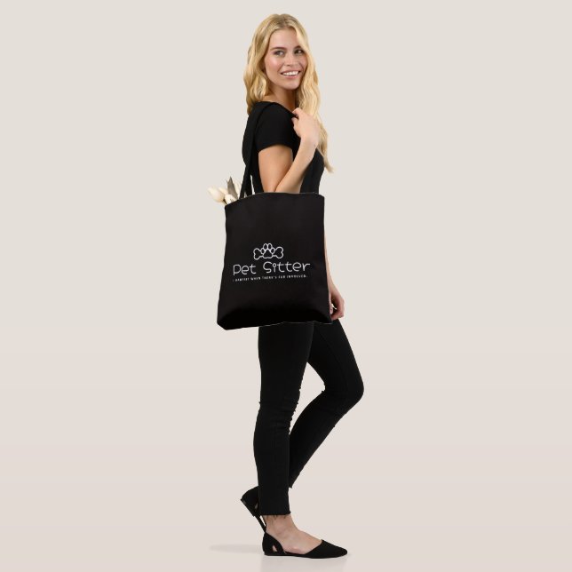 Bolsa Tote Cuidador de Animais - Eu Babá Quando Há Pelo Envol (No(a) Modelo)