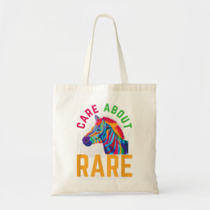 Bolsa Tote Cuidados com a consciência Raros, Raros Doenças Di