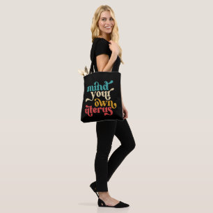 Bolsa Tote Cuide do seu próprio útero feminista