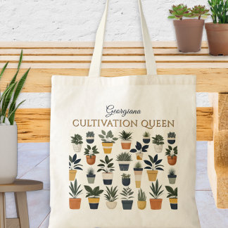 Bolsa Tote Cultivo Rainhas Plantas Jardinagem