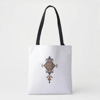 Bolsa Tote Cultural Mosaic Pattern
