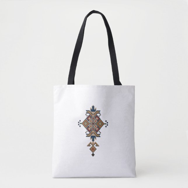 Bolsa Tote Cultural Mosaic Pattern (Frente)