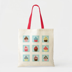 Bolsa Tote Cupcakes charmosos
