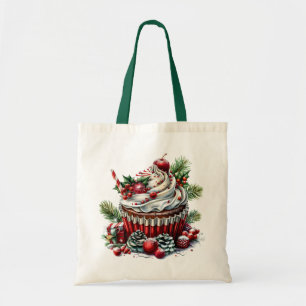 Bolsa Tote Cupcakes de hortelã-pimenta