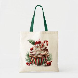 Bolsa Tote Cupcakes de hortelã-pimenta