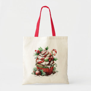 Bolsa Tote Cupcakes de hortelã-pimenta