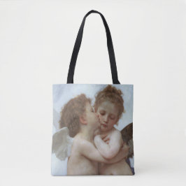 Bolsa Tote Cupid and Psyche as children - William Bouguereau