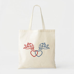 Bolsa Tote Cupid Ganha o dobro do saco personalizado - escolh