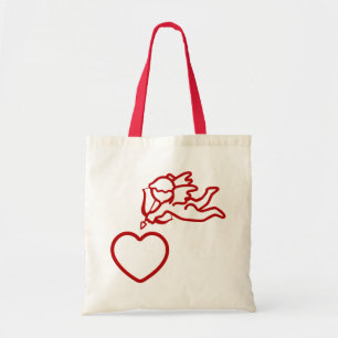 Bolsa Tote Cupid Ganha saco personalizado - escolha estilo, c