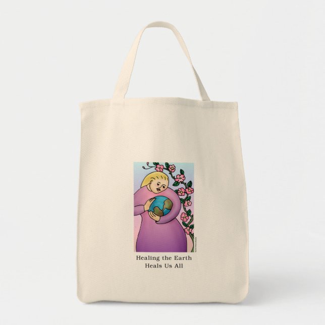Bolsa Tote Curar a Terra nos cura (Frente)