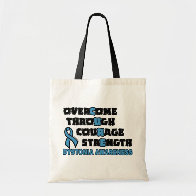 Bolsa Tote CURE... distonia (Frente)