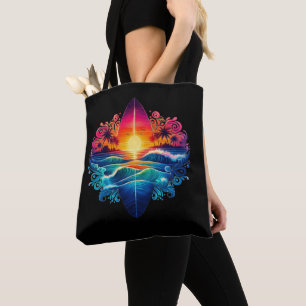 Bolsa Tote Curvas de surfe solares