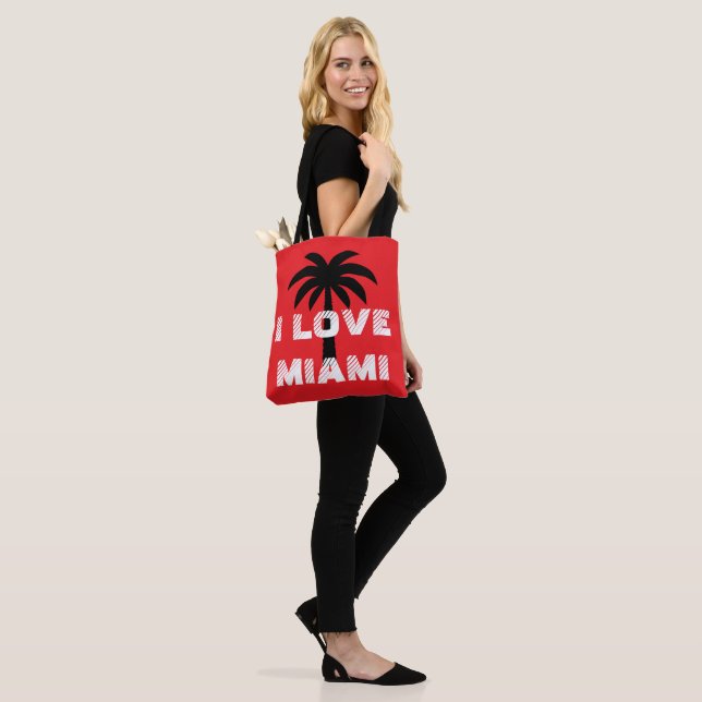 Bolsa Tote Custom attractive vibrant summer background Miami (No(a) Modelo)