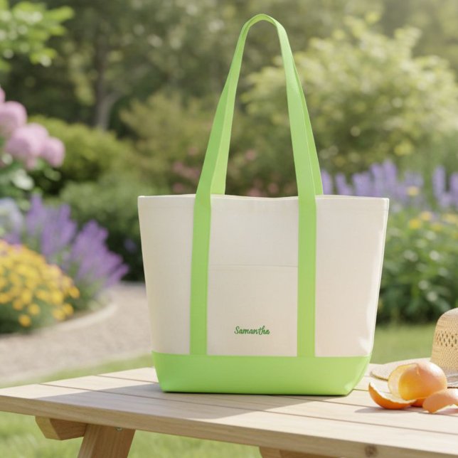 Bolsa Tote Custom Canvas Tote Bag, Personalised tote bag (Criador carregado)